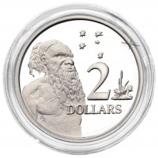AUSTRALIA 1991 . TWO 2 DOLLARS COIN . PROOF . SILVER